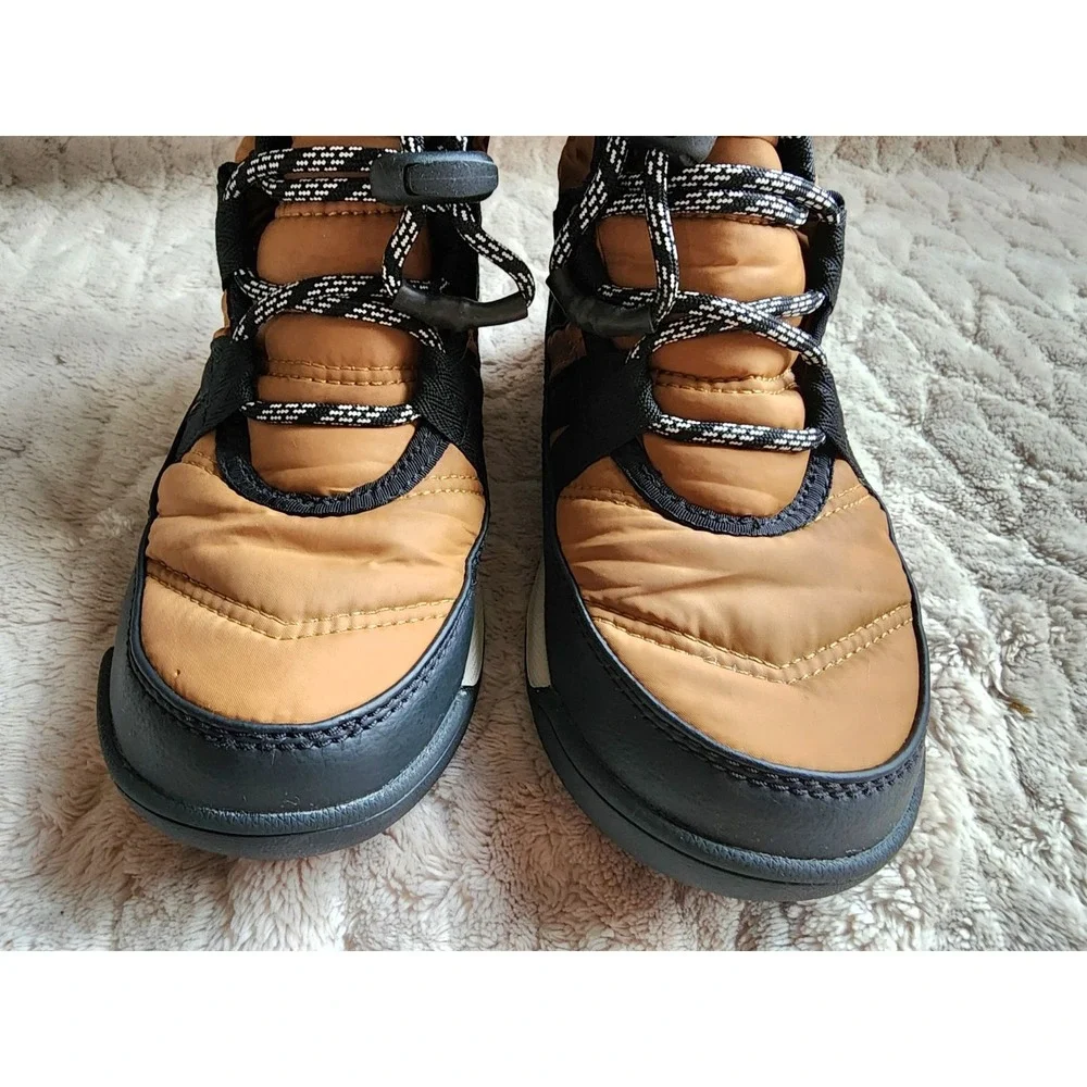 Sorel Whitney II Short Lace Boots Tawny Buff Youth 2 Kids Girls Waterproof Snow